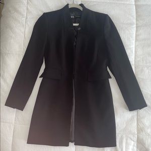 Zara Padded Shoulder Blazer